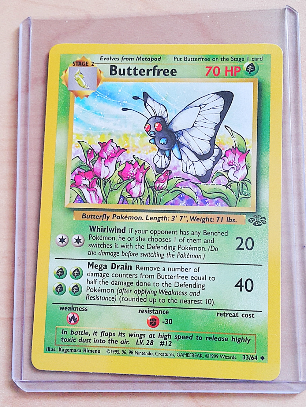 MINT Butterfree Pokemon TCG